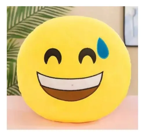 Peluche De Emoji 35 Cm Cojín De Emoticón Felpa Kawaii Varios — foto 4