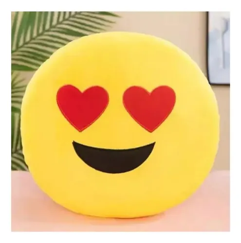 Peluche De Emoji 35 Cm Cojín De Emoticón Felpa Kawaii Varios — foto 5