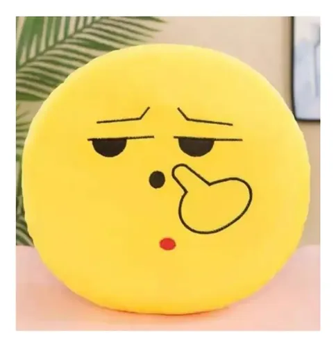 Peluche De Emoji 35 Cm Cojín De Emoticón Felpa Kawaii Varios — foto 6