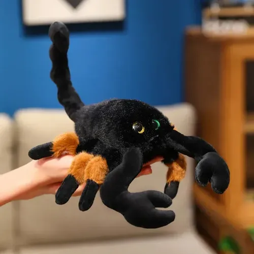 Peluche De Escorpión 20 Cm Animales Kawaii Negro — foto 2