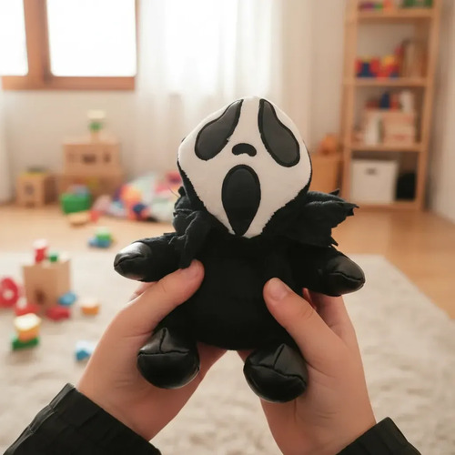 Peluche De Fantasma Ghostface 20 Cm  Kawaii Negro — foto 2