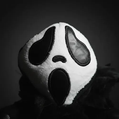 Peluche De Fantasma Ghostface 20 Cm  Kawaii Negro — foto 4
