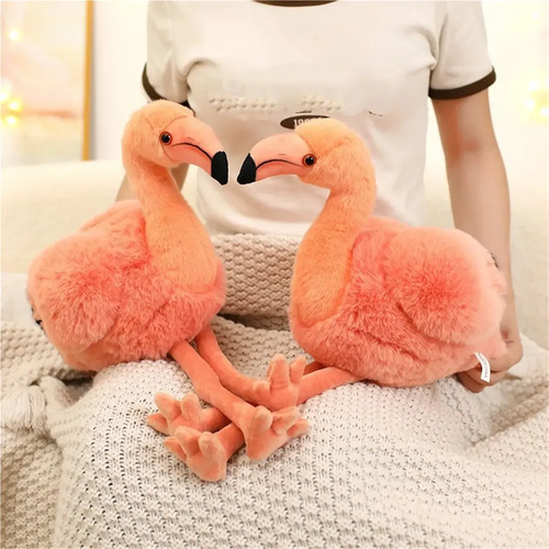 Peluche De Flamenco 40 Cm Animales Kawaii Rosa — foto 2