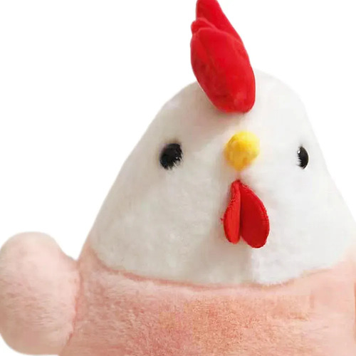 Peluche De Gallina 20 Cm Animales Kawaii Rosa — foto 2