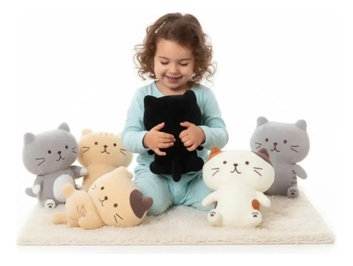 Peluche De Gatito 20 Cm Animales Kawaii Varios — foto 4