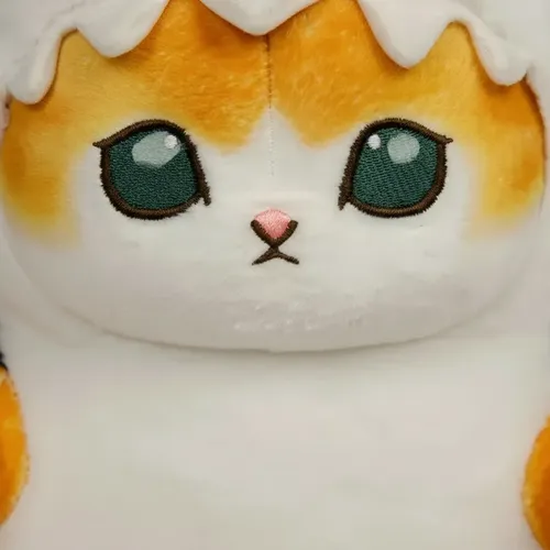 Peluche De Gato Disfrazado De Tiburón 25 Cm Animales Kawaii Varios — foto 2