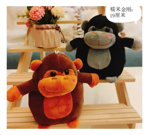 Peluche De Gorila 19 Cm Animales Kawaii Varios — foto 3