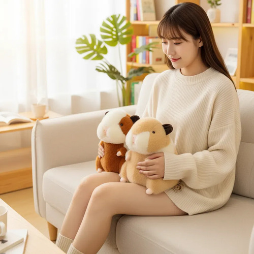 Peluche De Hámster Cuy 20 Cm Animales Kawaii Varios — foto 3