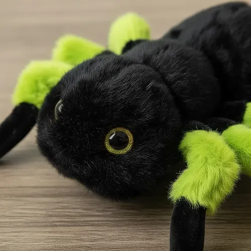 Peluche De Hormiga Araña 18 Cm Animales Kawaii Negro — foto 2