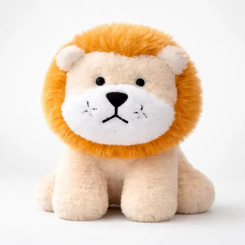 Peluche De León Bebe Leoncito 20 Cm Animales Kawaii Amarillo