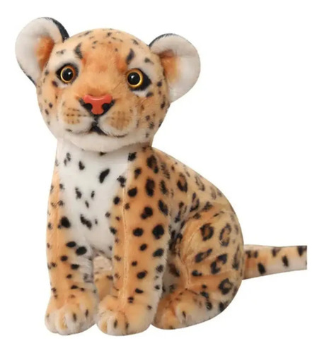Peluche De Leopardo 25 Cm Animales Kawaii Varios
