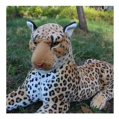 Peluche De Leopardo 80 Cm Animales Kawaii Leopardo — foto 3