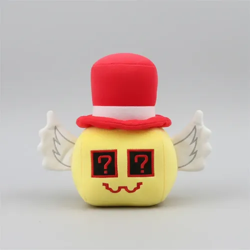 Peluche De Lucky Block Amarillo De 20cm Kawaii Amarillo