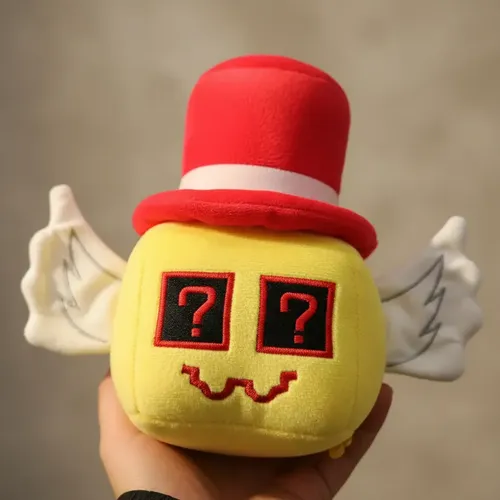 Peluche De Lucky Block Amarillo De 20cm Kawaii Amarillo — foto 2
