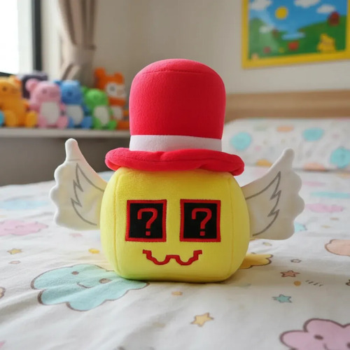 Peluche De Lucky Block Amarillo De 20cm Kawaii Amarillo — foto 3