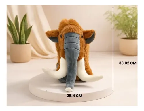 Peluche De Mamut 35 Cm Animales Kawaii Mamut — foto 2