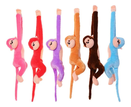 Peluche De Mono De Felpa Colgante 70cm Decoración Auto Varios