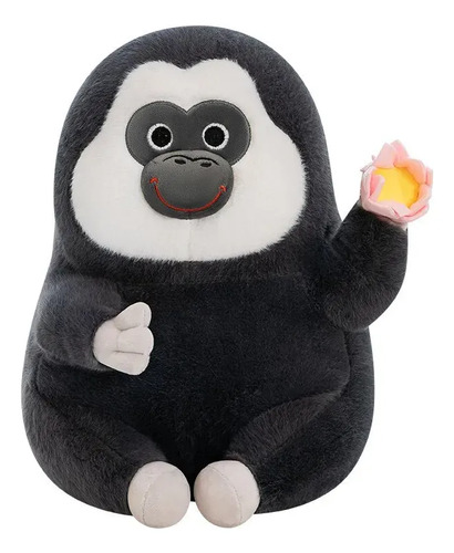 Peluche De Mono Loto De Cara Blanca 28 Cm Animales Kawaii Mono