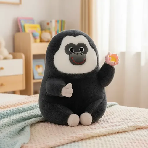 Peluche De Mono Loto De Cara Blanca 28 Cm Animales Kawaii Mono — foto 3