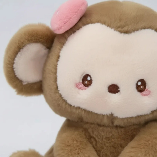 Peluche De Mono Monita Bebe 23cm Animales Kawaii Marrón — foto 4