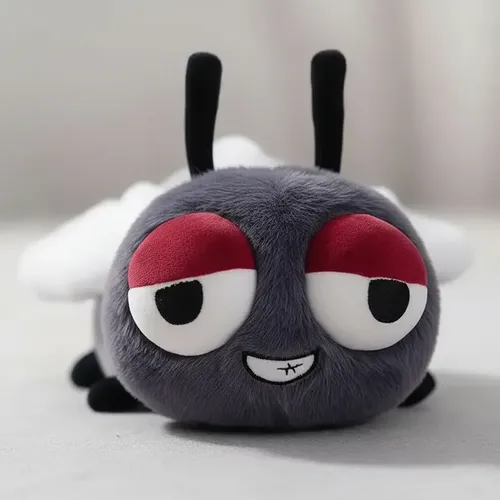 Peluche De Mosca Mosquito 18 Cm Animales Kawaii Gris — foto 2