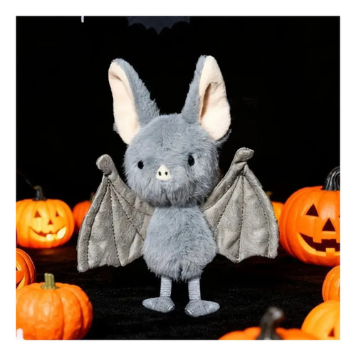 Peluche De Murciélago 25cm Animales Kawaii Gris — foto 2
