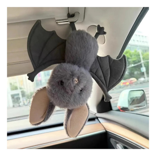 Peluche De Murciélago 25cm Animales Kawaii Gris — foto 3