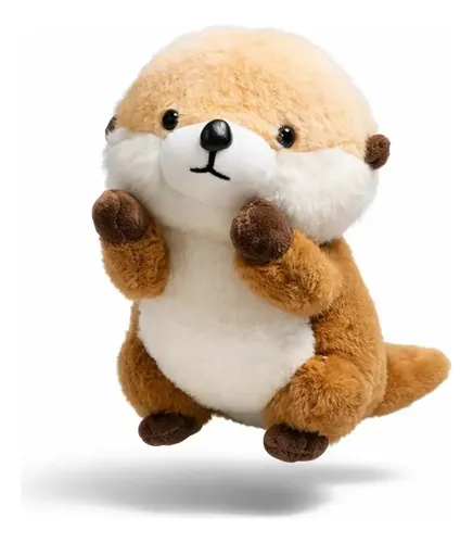 Peluche De Nutria Bebe 23cm Animales Kawaii Varios