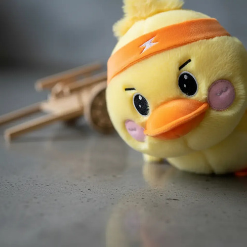 Peluche De Pato Duck 20 Cm Animales Kawaii Amarillo — foto 2