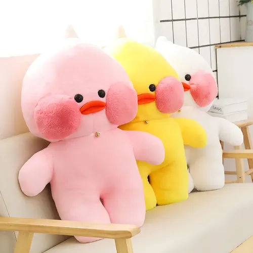 Peluche De Pato Kawaii Lalafanfan, Hipoalergénico Y Suave — foto 2