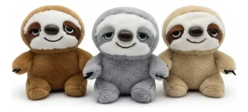 Peluche De Perezoso Bebe 23 Cm Animales Kawaii Varios