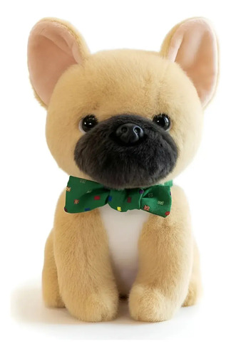 Peluche De Perrito Bulldog Frances 23 Cm Animales Kawaii Beige