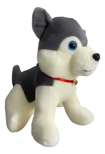 Peluche De Perrito Lobo 30 Cm Animales Kawaii Perro