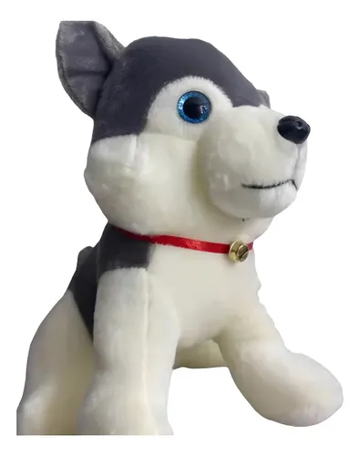 Peluche De Perrito Lobo 30 Cm Animales Kawaii Perro — foto 3