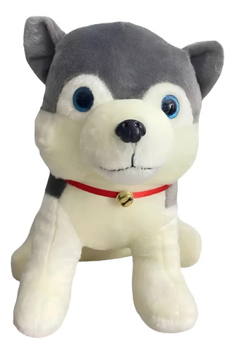 Peluche De Perrito Lobo 30 Cm Animales Kawaii Perro — foto 4