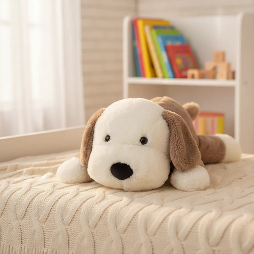 Peluche De Perro Acostado 60 Cm Animales Kawaii Varios — foto 4