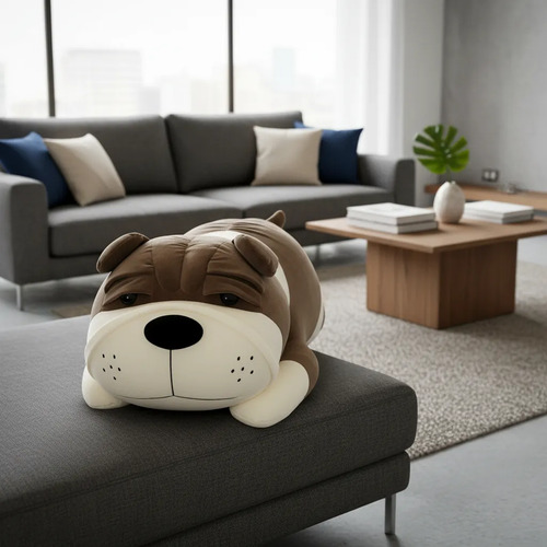 Peluche De Perro Almohada 45 Cm Animales Kawaii Varios — foto 6