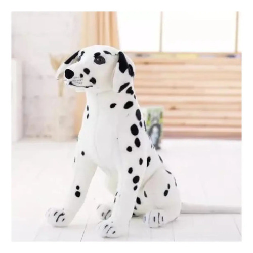 Peluche De Perro Dálmata Realista 60 Cm Animales Kawaii Dálmata — foto 3