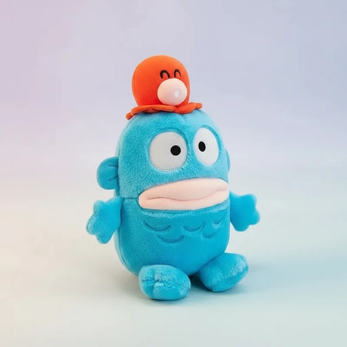 Peluche De Pez Azul 25 Cm Animales Kawaii Azul — foto 3