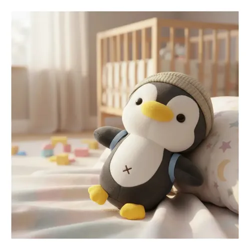 Peluche De Pingüino Con Gorro 20cm Animales Kawaii Pingüi — foto 3