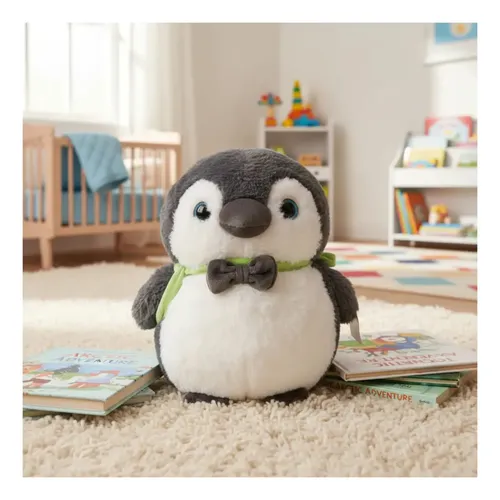 Peluche De Pingüino Peludo 20cm Animales Kawaii Pingui — foto 2