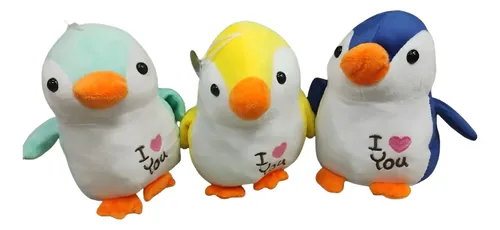 Peluche De Pingüino Pingüe 18 Cm Animales Kawaii Varios