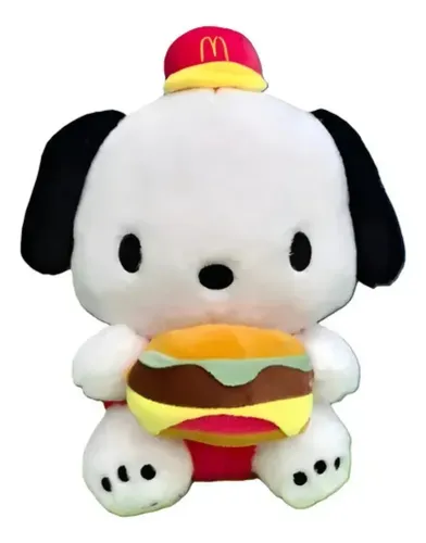 Peluche De Pochacco Burger Hermoso 40cm Kawaii New Blanco — foto 2