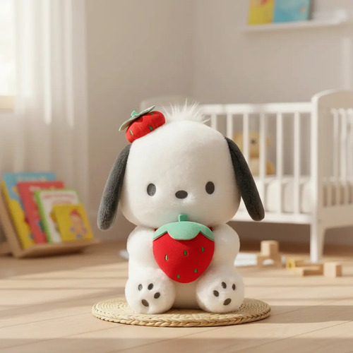 Peluche De Pochacco Con Fresa 45cm  Kawaii Fresa — foto 2