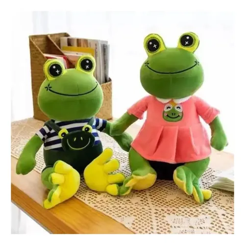 Peluche De Rana 50 Cm Juguete Animales Kawaii Rana Mujer — foto 3