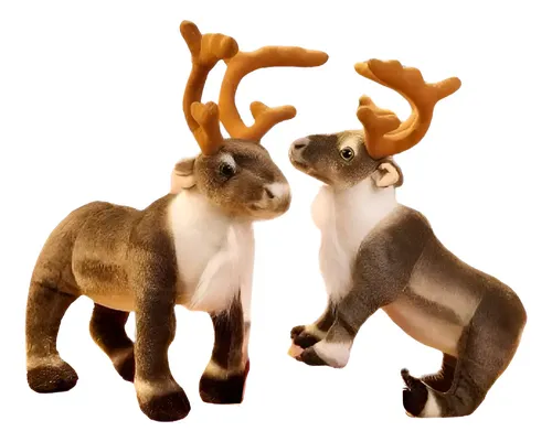 Peluche De Reno Ciervo 40 Cm Animales Kawaii Reno