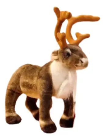 Peluche De Reno Ciervo 40 Cm Animales Kawaii Reno — foto 2