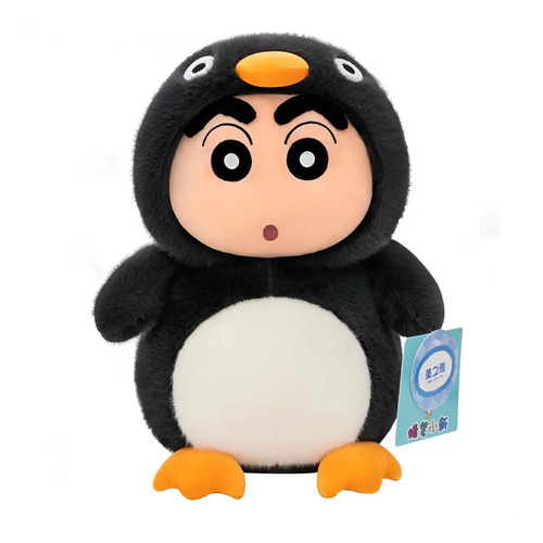 Peluche De Shin Chan Disfrazado De Pingüino 23cm Kawaii Shinchan