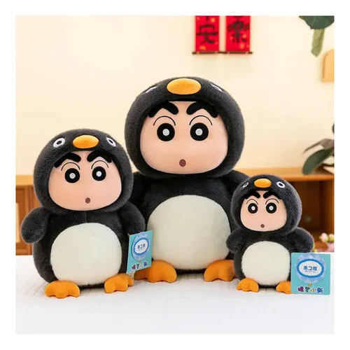 Peluche De Shin Chan Disfrazado De Pingüino 45cm Kawaii Shinchan — foto 4