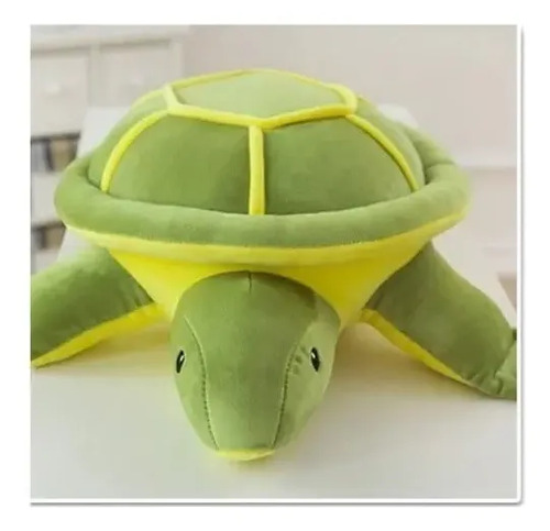 Peluche De Tortuga 28 Cm Animales Kawaii Verde — foto 2
